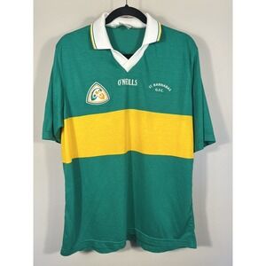 Vintage 90s O'Neills Soccer Jersey "18" St Barnabas GFC Ireland Made Size 44 (P)